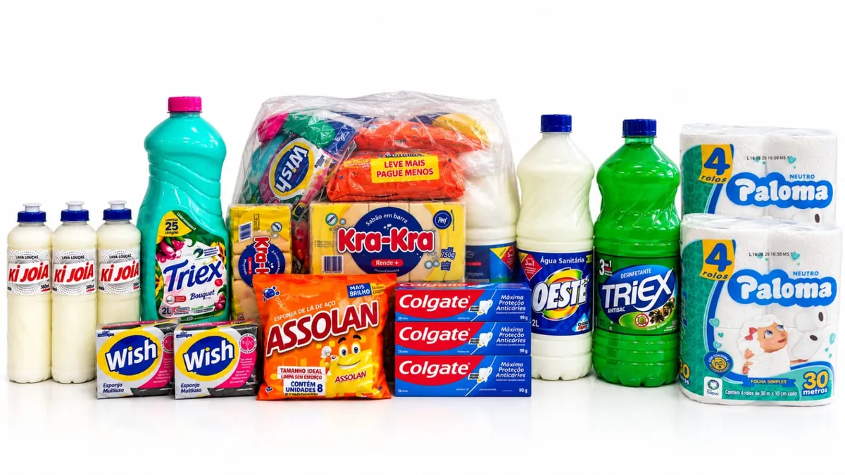 Itens do Kit EcoLar de Higiene/Limpeza com entrega em Goiânia e Aparecida