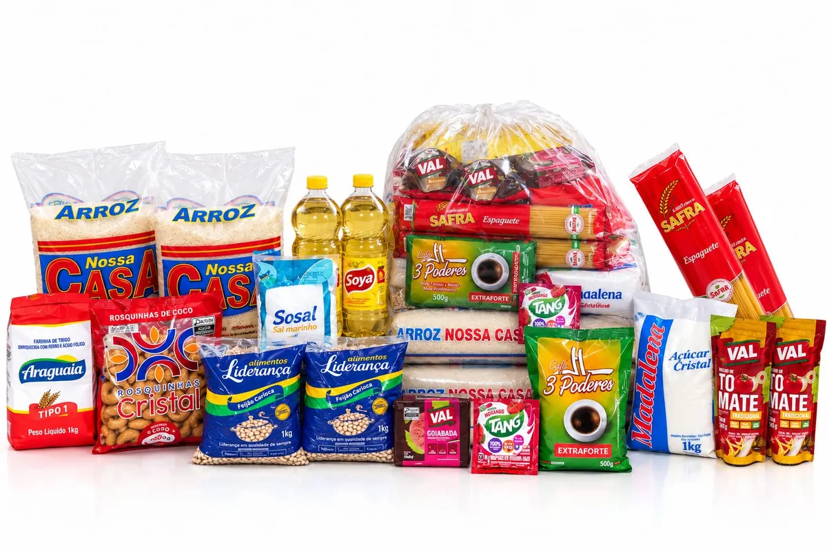Itens da Cesta EcoLar Premium 1 EcoLar — cesta básica em Goiânia e Aparecida de Goiânia
