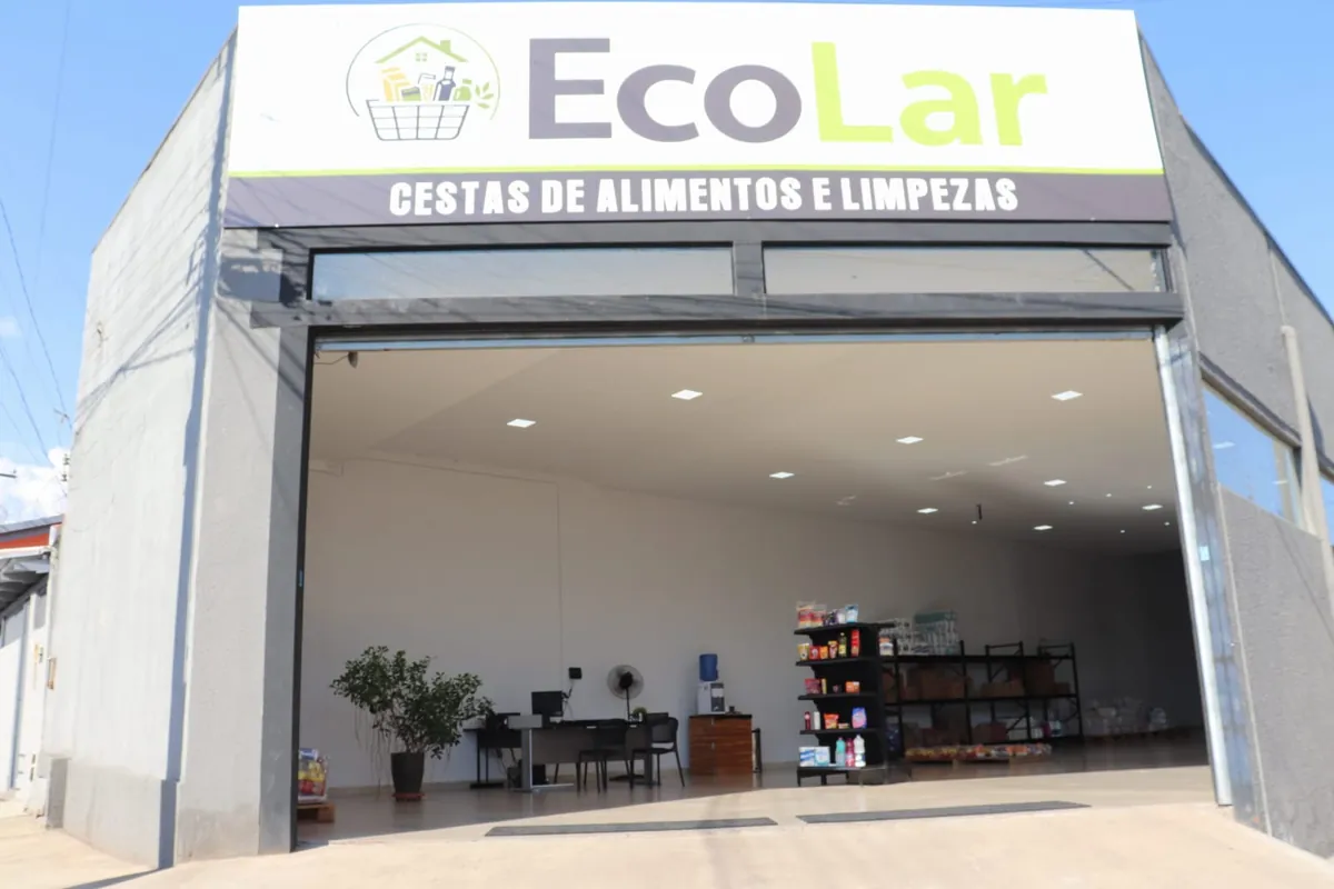 Fachada da EcoLar Cestas de Alimentos e Limpezas em Aparecida de Goiânia